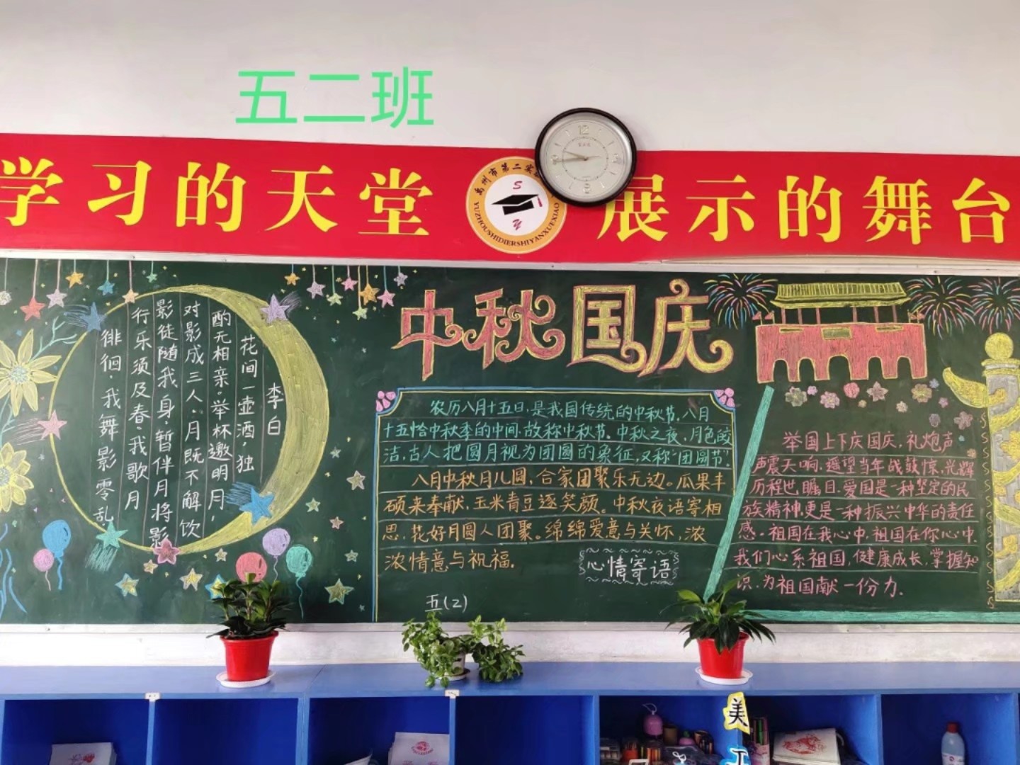 中秋国庆黑板报，历史传统与现代庆祝的交融之始