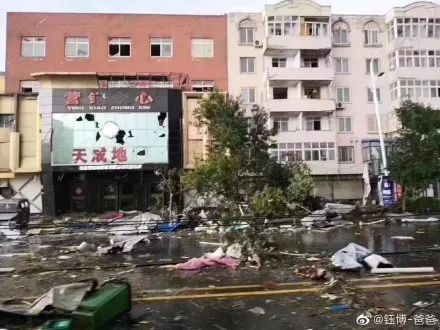 沈阳台风最早记录，风狂雨骤的震撼瞬间视频大全
