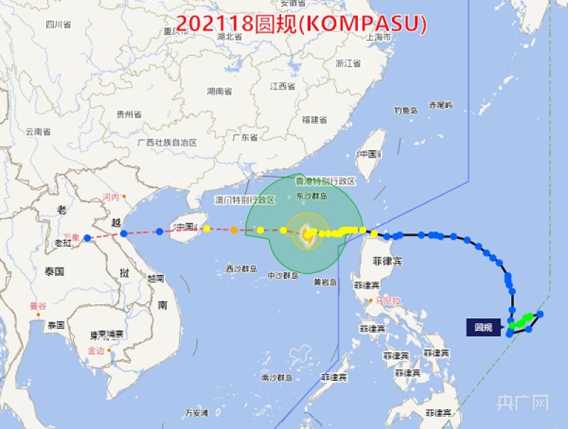 辽宁丹东台风预报及其潜在影响